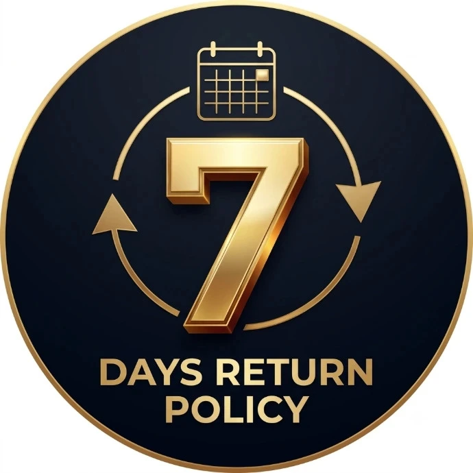 Enjoy peace of mind with our 7-day return guarantee. Read our return policy as per our T&amp;C—check it here.