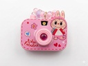 Projector Camera Keychain| Projector Camera for Kids| Cute Pink Monster Cartoon Design